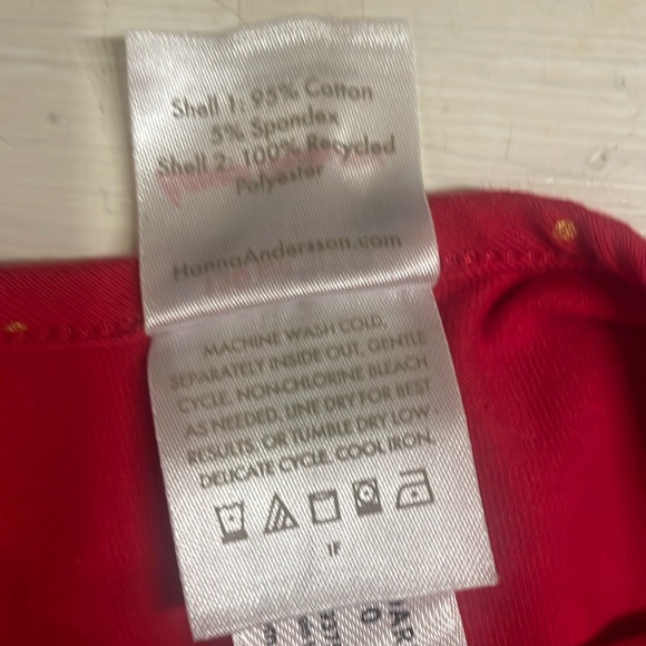 Hanna Andersson Kids Holiday Long Sleeve Shimmer Tuille Dress, size 12 - Picture 4 of 7